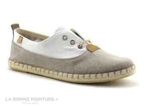 Achat chaussures CM Mediterranéa Femme Chaussure en Toile, vente CM Mediterranea - 37124200 Panna Bianco - Chaussure toile