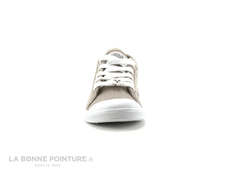 Achat chaussures Le Temps des Cerises Enfant Chaussure en Toile, vente Le Temps des Cerises Basic 02 Perle - basket toile