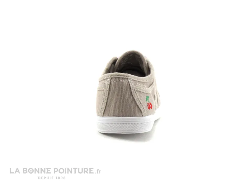 Achat chaussures Le Temps des Cerises Enfant Chaussure en Toile, vente Le Temps des Cerises Basic 02 Perle - basket toile