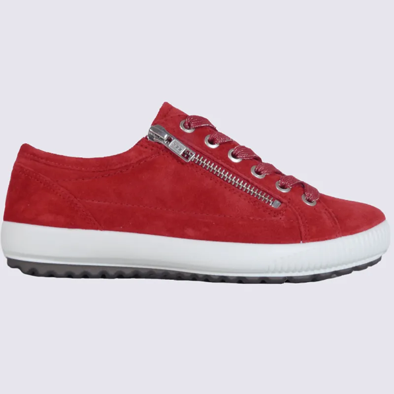 Baskets pour femme Legero en cuir rouge I Igert Chausseur & Maroquinier Dannemarie