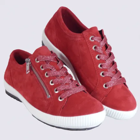 Baskets pour femme Legero en cuir rouge I Igert Chausseur & Maroquinier Dannemarie