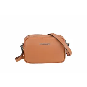 Besace en cuir caramel  Raquel | 3 Suisses