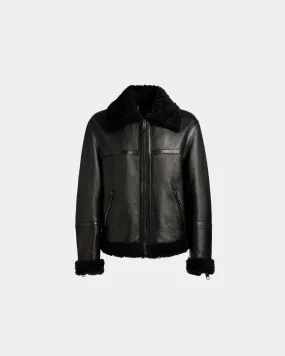 Blouson Collection Voyage Adrien Brody En Cuir Noir