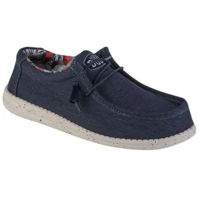 Chaussures Hey Dude Wally en toile extensible M 40022-425 bleu