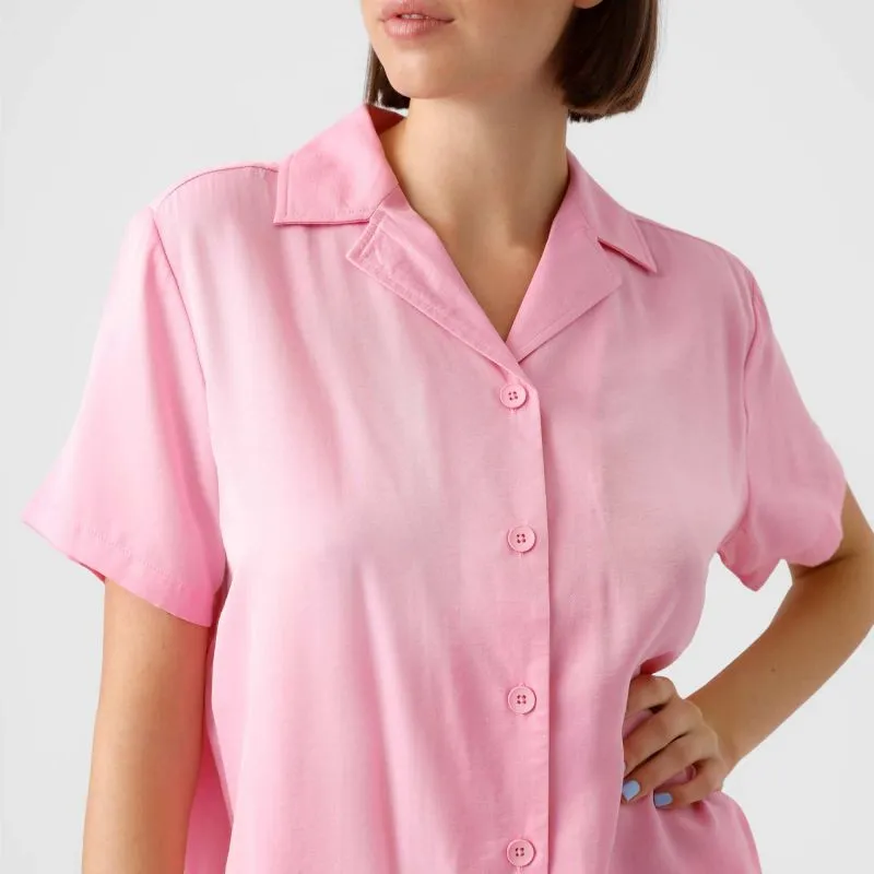 Chemise manches courtes rose,décontracté uni Femme VERO MODA à prix 