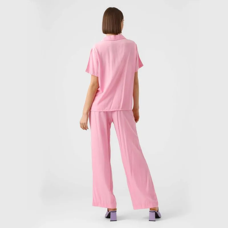 Chemise manches courtes rose,décontracté uni Femme VERO MODA à prix 