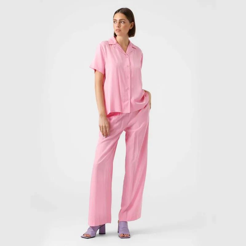 Chemise manches courtes rose,décontracté uni Femme VERO MODA à prix 