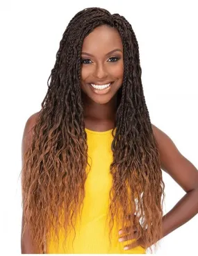 Crochet Braids Gris 24 pouces Messy - Janet Collection