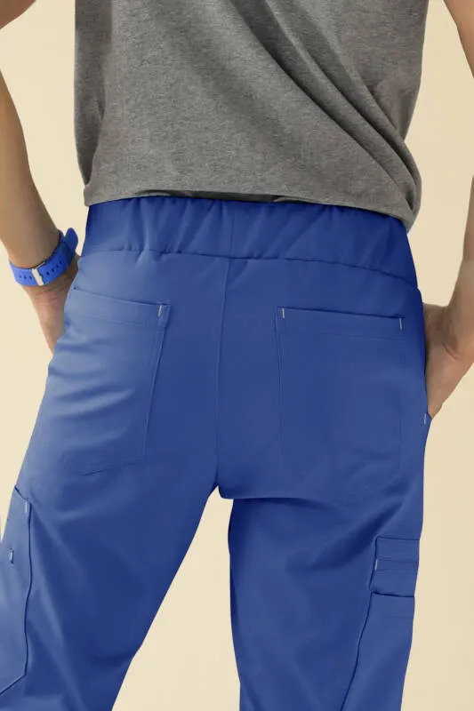 KAERE Pantalon Homme - avec poches cargo bleu