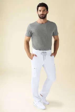 KAERE Pantalon Homme - avec poches cargo Taille courte blanc