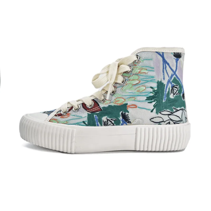 La basket Kibby montante en toile Paul Smith - Scarpe Vannes