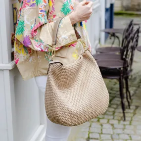 Le sac léger en raphia beige - Abro - Scarpe