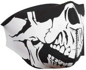 Masque 4square Skull, masque moto tête de mort, biker, néoprène