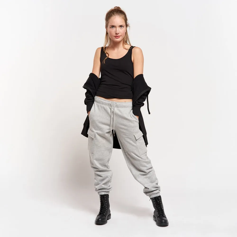 Pantalon de survêtement Femme avec poches cargo Plus Size