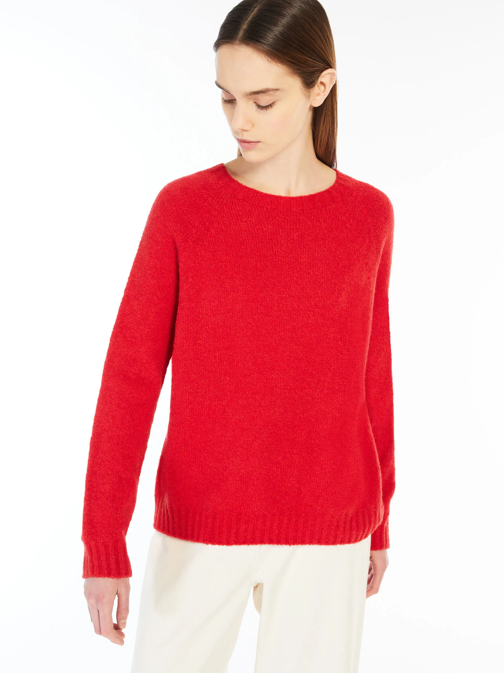 Pull en alpaga et coton