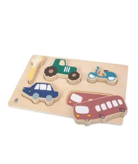 Puzzle en bois - Voitures