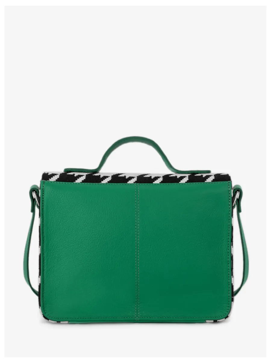 SAC BANDOULIÈRE CUIR VERT FEMME Mademoiselle George Allure - Vert