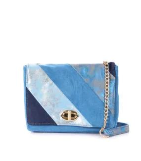 Sac Bandoulière Bleu Femme Manoukian Sabrina