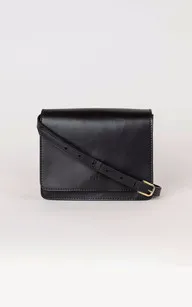 Sac bandoulière cuir noir O my bag| La Canadienne