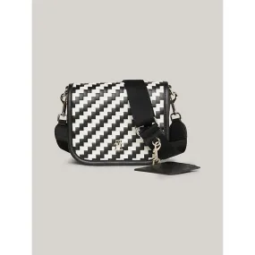 Sac bandoulière damier noir femme - Tommy Hilfiger | wimod