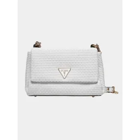 Sac bandoulière emelda top blanc femme - Guess | wimod