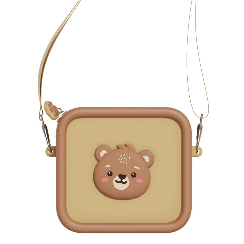 Sac bandoulière en silicone - Bear - THE ZOOFAMILY - Perlin Paon Paon