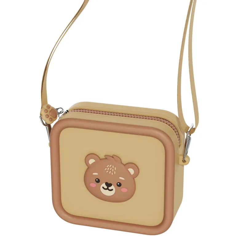 Sac bandoulière en silicone - Bear - THE ZOOFAMILY - Perlin Paon Paon