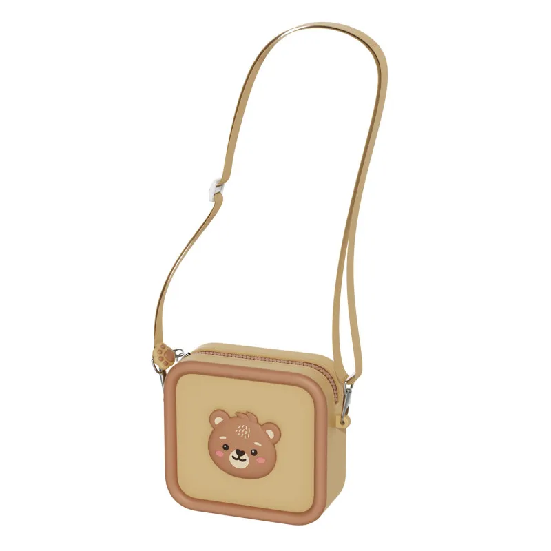 Sac bandoulière en silicone - Bear - THE ZOOFAMILY - Perlin Paon Paon