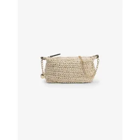 Sac bandoulière raphia dominica beige femme - Tiffosi | wimod