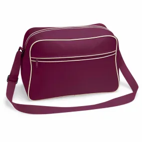 Sac bandoulière retro shoulder bag BG14 - rouge bordeau 