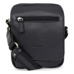 Sacoche Cuir CONFORT Marine Max Hexagona - Sac Besace Messenger Homme sur MenCorner