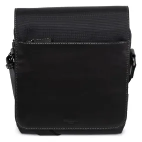 Sacoche tablette TRAVEL Noir Hexagona - Sac Besace Messenger Homme sur MenCorner