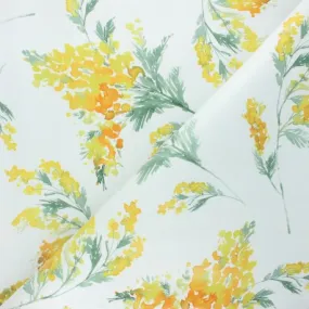 Tissu toile cirée Mimosa - blanc