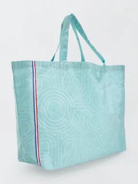 Tote bag en toile - Paris 2024 - Vert d'eau