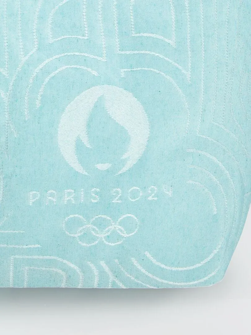 Tote bag en toile - Paris 2024 - Vert d'eau