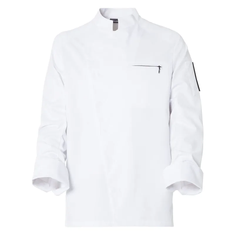 Veste chef de cuisine blanche à manches longues Molinel Cuisine