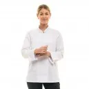 Veste de Cuisine Femme Californie à Manches Longues Blanche - MANELLI