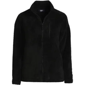 Veste en Polaire Peluchée Col Montant, Femme Stature Standard