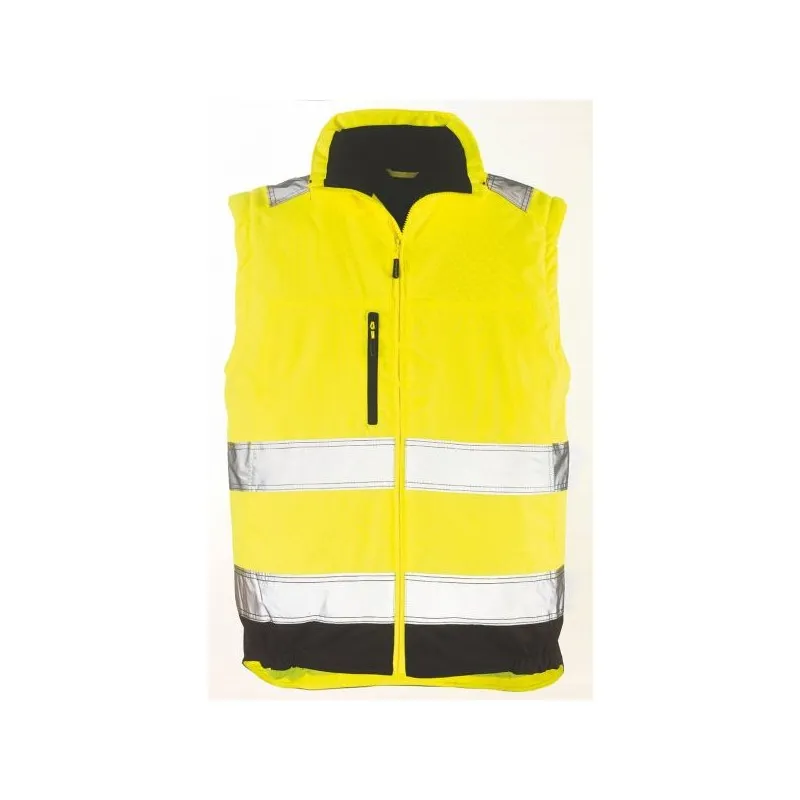 Veste haute visibilité Hi-Way jaune 2 en 1